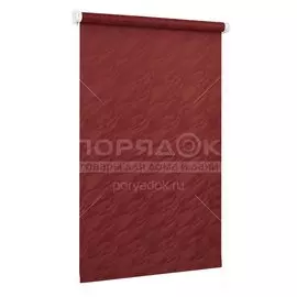 Рулонная штора 160х57 см, ширина крепления 61 см, бордовая, СРШ-01МЭ-899