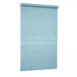 Рулонная штора 160х57 см, ширина крепления 61 см, голубая, СРШ-01МЭ-840
