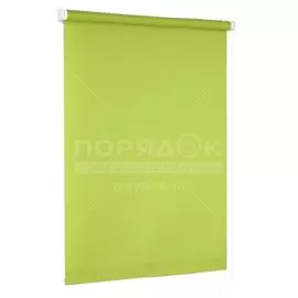 Рулонная штора Лен, 160х81 см, ширина крепления 85 см, светло-зеленая, СРШ-01МЭ-2653