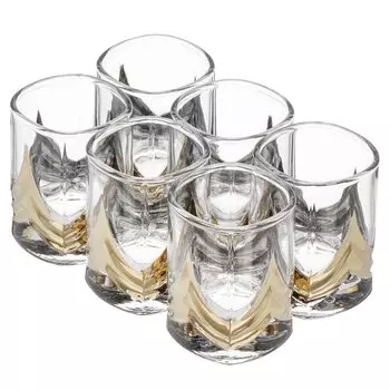 Рюмка 60 мл, стекло, 6 шт, Glasstar, Триумф 4, N_600_4