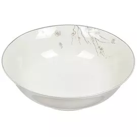 Салатник фарфор, круглый, 23 см, Springtime, Fioretta, TDP630, белый