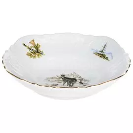 Салатник фарфор, круглый, 23 см, Охотничьи сюжеты, Bernadotte, P1750682JQZU001011