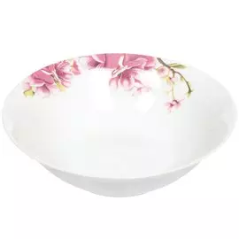 Салатник керамика, круглый, 20 см, Цветок, Daniks, 7649