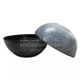 Салатник керамика, круглый, 13.5 см, 0.45 л, Мрамор Удачный, Борисовская керамика, МРМ00002851