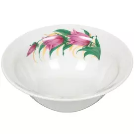 Миска керамика, круглая, 0.55 л, Колокольчики, Добрушский фарфоровый завод, 4С0308