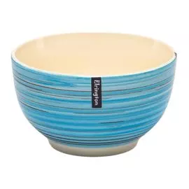 Салатник керамика, круглый, 14 см, 0.75 л, Аэрография Морской Вечер, Elrington, 139-27014, голубой