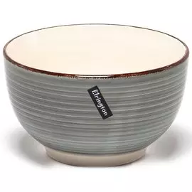 Салатник керамика, круглый, 14 см, 0.75 л, Аэрография Светлый графит, Elrington, 139-27029