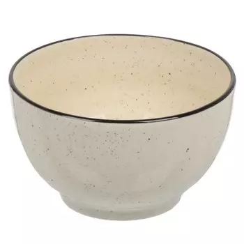 Салатник керамика, круглый, 14х8 см, 0.75 л, Кремовый бриз, Elrington, 139-27110