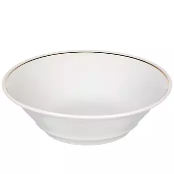 Салатник керамика, круглый, 1.15 л, Идиллия отводка золотом, Добрушский фарфоровый завод, 4С0287Ф34