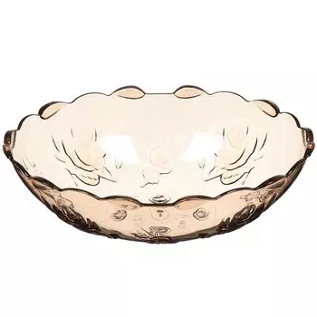 Салатник пластик, 1.3 л, тонированный, Изобилие, Альтернатива, М6517