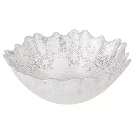 Салатник стекло, круглый, 15 см, Snow silver, 339-255