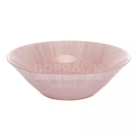 Салатник стекло, круглый, 16.2 см, Focus, Pasabahce, 10533SLBD73, розовый