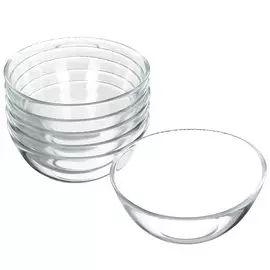 Салатник стекло, круглый, 6 шт, 13 см, Invitation, Pasabahce, 10341B