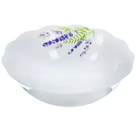 Салатник стеклокерамика, круглый, 13 см, 0.16 л, Лаванда, Daniks, HW50