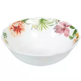 Салатник стеклокерамика, круглый, 13 см, 0.25 л, Тропикана, Daniks, HW50