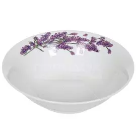 Салатник керамика, круглый, 18 см, 0.6 л, Лаванда, Daniks, 19-173
