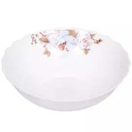 Салатник стеклокерамика, круглый, 20 см, 0.9 л, Орлеан, Daniks, BY13LHW80