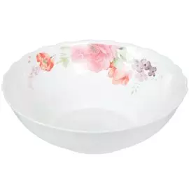 Салатник стеклокерамика, круглый, 20 см, 0.9 л, Роуз, Daniks, HW80