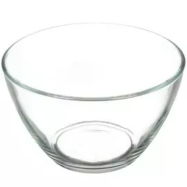 Салатник стекло, круглый, 19 см, Гладкий, ОСЗ, 07с1326