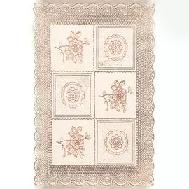 Салфетка декоративная из ПВХ Y411 I.K, 30х45 см, розовое золото