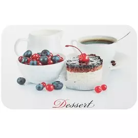 Салфетка для стола пластик, 41х26 см, прямоугольная, Десерт 03