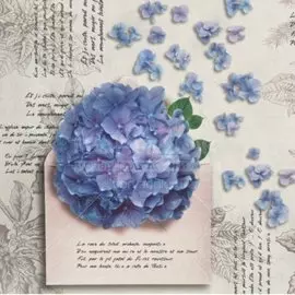 Салфетка декоративная пластиковая Гортензия, 26х41 см