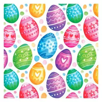 Салфетки Лилия, Крашенка, 20 шт, 3 слоя, 33х33 см