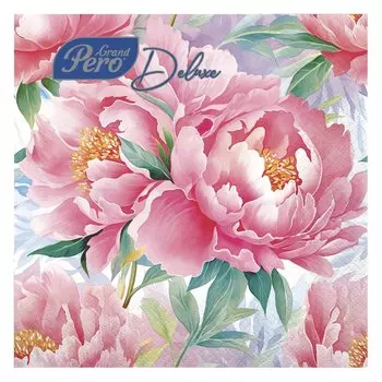 Салфетки Лилия, Розовый туман, 20 шт, 3 слоя, 33х33 см