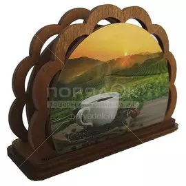 Салфетница дерево, Кофе 2, Б-18