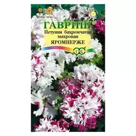 Семена Цветы, Петуния, Яромнерже Фриллитуния бахромчатая, 7 шт, махровая, цветная упаковка, Гавриш