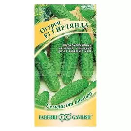 Семена Огурец, Гирлянда F1, цветная упаковка, Гавриш