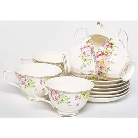 Сервиз чайный из фарфора, 12 предметов, Мэридит 196-42002