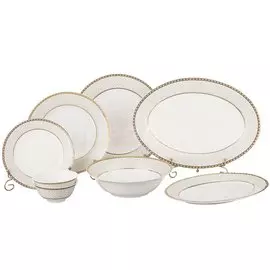 Сервиз столовый из фарфора, 23 предмета, Нежный 760-393