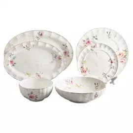 Сервиз столовый из фарфора, 23 предмета, Санторини МН083C/23A