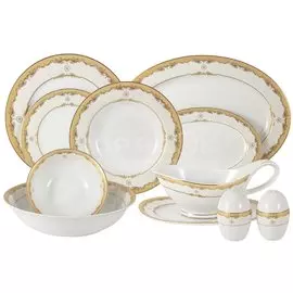 Сервиз столовый из фарфора, 27 предметов, Корона MI2-K3036-E6/27