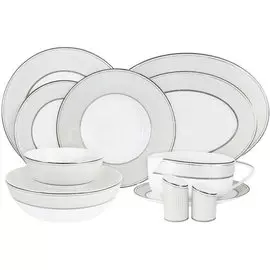 Сервиз столовый из фарфора, 27 предметов, Жемчуг NG-I150905B-27-AL