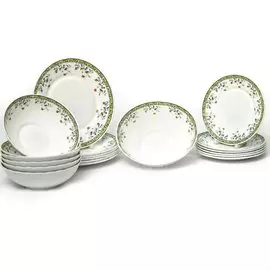 Сервиз столовый из стеклокерамики, 19 предметов, Лиция 130-21100