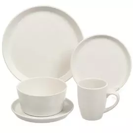 Сервиз столовый керамика, 16 предметов, на 4 персоны, Бежевый гранит, Y4-5364