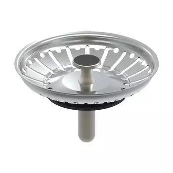 Решетка для выпуска сифона для сифона, латунь, 82 мм, ситечко, РМС, КС-09