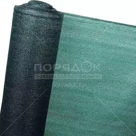 Сетка затеняющая полиэтилен, 1 x 3 мм, 300х5000 см, 80%, зеленая