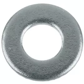 Шайба белый цинк, 25 шт, диаметр 6 мм, DIN125А, 016151