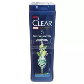 Шампунь Clear vita ABE, Men Энергия свежести, для всех типов волос, для мужчин, 400 мл