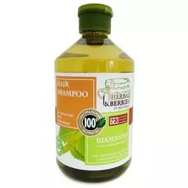 Шампунь Herbal&amp;Berries, для нормальных волос, 500 мл, с экстрактом березы