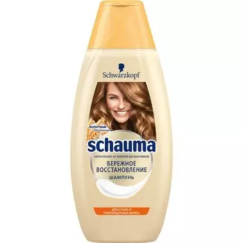 Шампунь Schauma, Бережное Восстановление, для всех типов волос, 400 мл