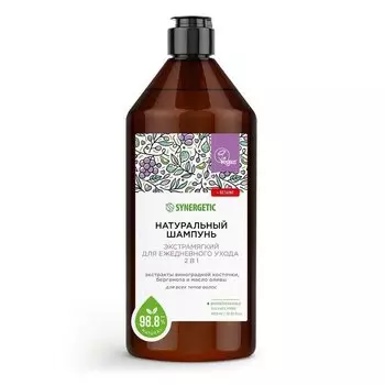 Шампунь Synergetic, Экстрамягкий для ежедневного ухода 2 в 1, 400 мл