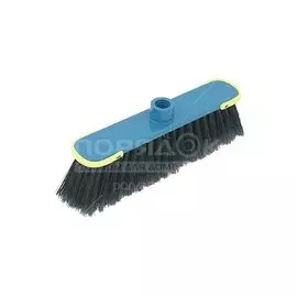Щетка для пола, пластик, средний ворс, с черенком, Мультипласт, Лучиана, MPG960621 + черенок
