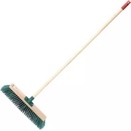 Щетка для пола, дерево, 40 см, с черенком, York, 000110/902280/091280