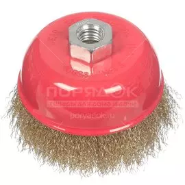 Щетка для УШМ Bartex, 100 мм, чашка, гайка М14, 995100