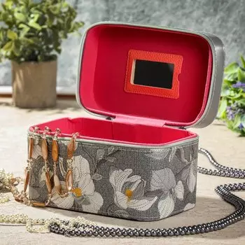 Шкатулка 21х13х14 см, серая, Y4-6776