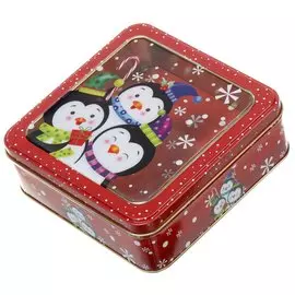 Шкатулка металл, 15.2х15.2х5.7 см, Y6-6114